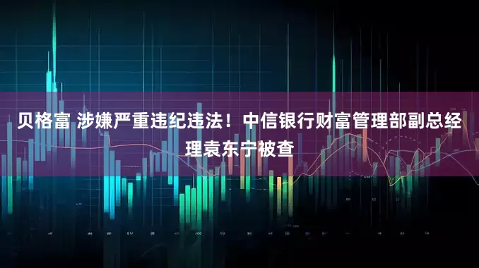 贝格富 涉嫌严重违纪违法！中信银行财富管理部副总经理袁东宁被查